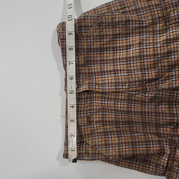 GYMBOREE Brown Orange Preppy Plaid Shorts - 3T - Picture 9 of 15